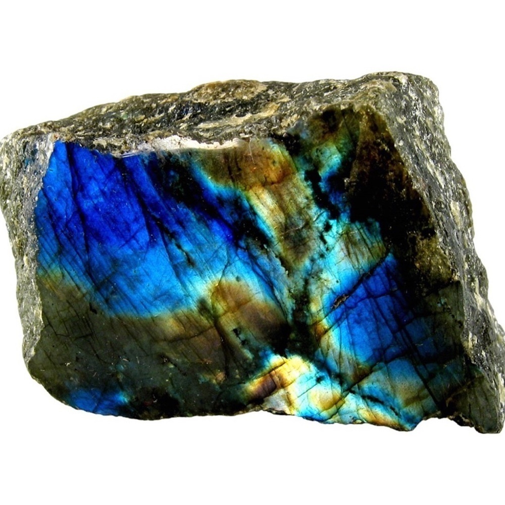 Huge GORGEOUS Tear Drop Copper Wrapped Labradorite With Spectral Flash - Picture 3 of 3